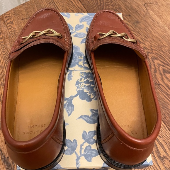 Worn Once- Sezane Vicki Loafers in Camel Leather - Size 38 - Picture 6 of 12